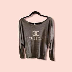 The Lou CC Heather grey long sleeve L